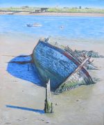Wreck at Orford - Oil in linen (private collection)