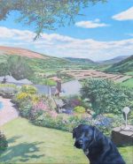 Welsh Farmhouse view - Oil on canvas (private commission)