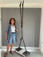 Giacometti inspired sculpture from 2 day workshop