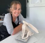 One Day hare at plaster stage