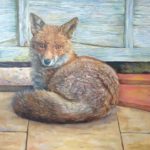Whitehawk Fox - Oil Painting