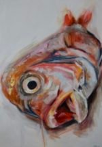 Goldfish, 80 x 100cm oil on canvas