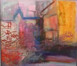 Bouttelles. The Street Kersey. Mixed Medium