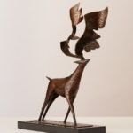 Miraculous Stag, limited edition bronze