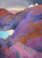 Cornish Beach - oil on board
