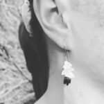 Chilli Designs Jewellery Justine Jarman oak leaf drop earrings