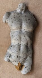 Adam Torso Sculpture in cement