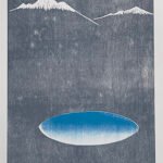 'Hot Spring, Geysir' 2023 Woodcut