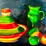 Tagine & Green Jug 25x20cm
