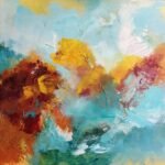 Exultation, 50x50cm, acrylic on canvas