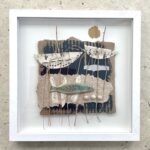 'Coast' - 'Assemblage' -porcelain, mixed media & collage