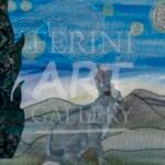 Van Gogh Hare_textile by Janet Wilkin