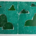 Halong Bay Panorama 2024 Woodcut 45 x 60 cms