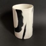 Hand-built porcelain vessel