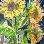 Sunflowers 2 - Mixed Media