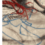 Stitches, thread and textile
