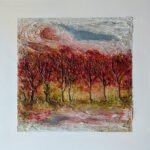 Autumn Tress in plaster & cement