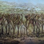 Winter Tress in plaster & paint