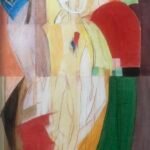 The Resurrection of Jesus Christ 440x560mm acrylic on linen framed