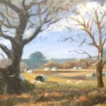 Pigs at Staverton, Winter