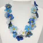 Blue flower necklace Blue flower necklace