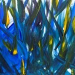 Colours of Spring acrylic on paper now available as a card