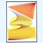 Crossing Lines 07 - Silk screen print