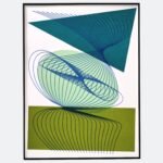 Crossing Lines 14 - Silk screen print