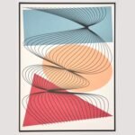 Crossing Lines 03 - Silk screen print