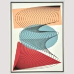 Crossing Lines 04 - Silk screen print