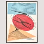 Crossing Lines 05 - Silk screen print