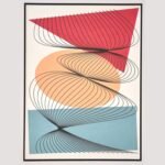 Crossing Lines 06 - Silk screen print