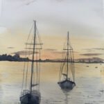 Evening Afloat on the Orwell