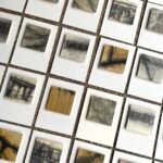 small works on paper using natural inks and tools