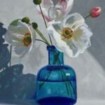 Anemones in Blue Bottle Anemones in Blue Bottle