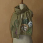 Embroidered growers scarf