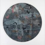 Sarah Abercrombie_Cloud no 3_Woodcut and Collagraph Print_Mount Sarah Abercrombie_Cloud no 3_Woodcut and Collagraph Print_Mount