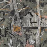 Sarah Abercrombie_Wandering no 3_Woodcut and Collagraph Print_Detail Sarah Abercrombie_Wandering no 3_Woodcut and Collagraph Print_Detail