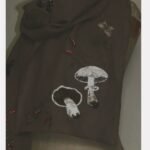 Autumn embroidered scarf