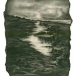 Winterton Beach at Night - Charcoal