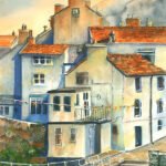 Foot Bridge Staithes - Watercolour