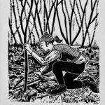 Linocut by Jem Seeley Linocut by Jem Seeley