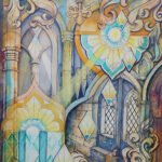 Sudbury Arts Center Architectural Montage - Pen & Ink, Watercolour