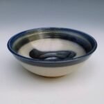 Blue salt glaze bowl Blue salt glaze bowl