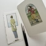 Greetings card and original illustration