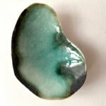 Hand built Porcelian glazed dish