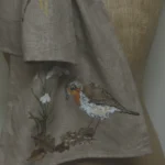 Spring embroidered scarf