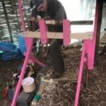 Dave will be in trouble when Barbie finds out he’s been using her lathe! Dave will be in trouble when Barbie finds out he’s been using her lathe!