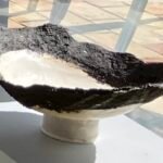 Two clay wide rim bowl