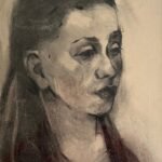 Portrait - Charcoal and rubber